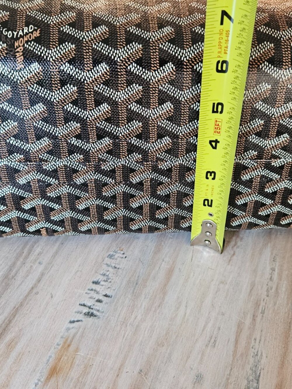 Authentic Black Goyard Bellechasse Structured Tote, Pristine Condition - Picture 15 of 16